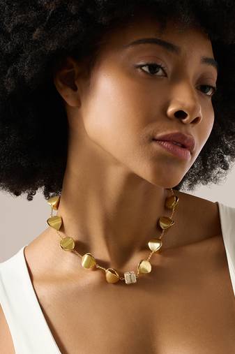 Gold doreya necklace