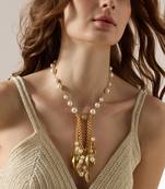 Gold zafira necklace