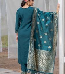 Rama rayon jacquard kurta pant with dupatta