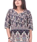 Black Color Cotton Harem Top Set