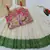  Baby Girls Readymade South Indian Pattu Pavadai GreenLehenga Choli Set For Kids