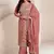 Light pink viscose jacquard semi stitched wedding suits