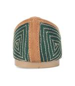 green dabka work flats