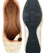 Gold side flip  flats