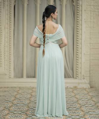 Ice bue embroidered dress 2