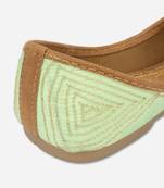 Sea green vase flats
