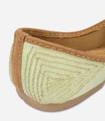 Sea green criss cross  flats