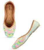 Grey multicolour flats