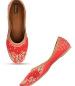 Red pearl flower flats