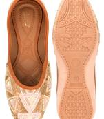 Peach pearl flats