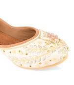 White dabka flats