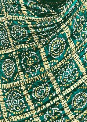 Trendmalls Women's Bandhej Chinon Silk Dupatta 5