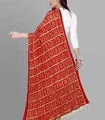Women's Bandhej Chinon Silk Dupatta