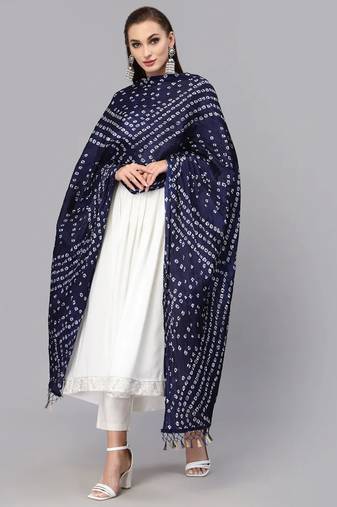 Women's Bandhej Chinon Silk Dupatta