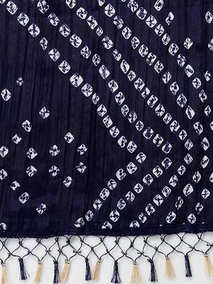 Trendmalls Women's Bandhej Chinon Silk Dupatta 4