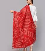 Women's Bandhej Chinon Silk Dupatta