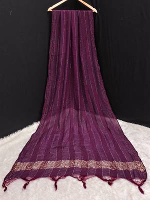 Trendmalls Women's Bandhej Chinon Silk Dupatta 1