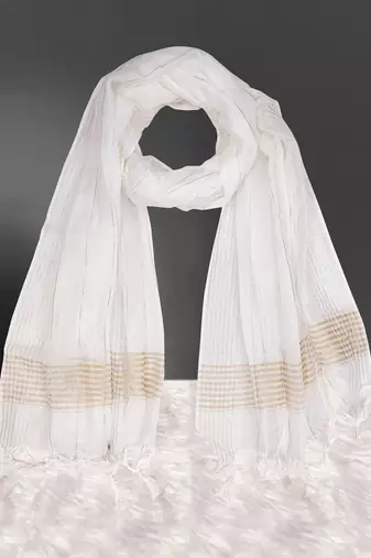 Trendmalls Women's Bandhej Chinon Silk Dupatta
