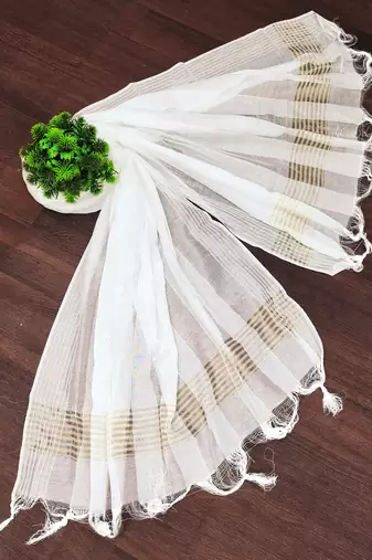 Trendmalls Women's Bandhej Chinon Silk Dupatta