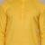 Mustard self weaving cotton straight kurta