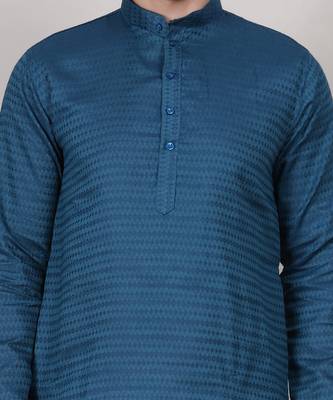 Rama self weaving cotton straight kurta 2