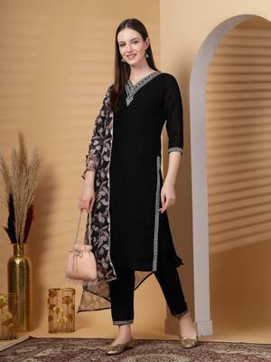 dangle coral & gold striped embellished faux silk potli 9