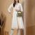 Anekaant tipify olive green & gold mirror work embellished fabric clutch
