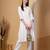 Anekaant tipify grey & multi mirror work embellished fabric potli