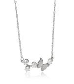 Silver color stainless steel silver plated demi fine pendant