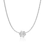 Silver color stainless steel silver plated demi fine pendant