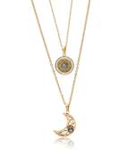 Gold color stainless steel  gold plated demi fine pendant