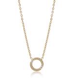 Gold color stainless steel  gold plated demi fine pendant