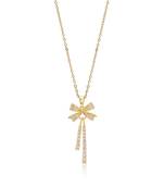 Gold color stainless steel  gold plated demi fine pendant