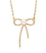 White color stainless steel  gold plated demi fine pendant