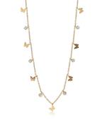 Gold color stainless steel  gold plated demi fine pendant