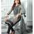 Ash Grey/Black Chanderi Cotton Salwar Kameez