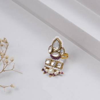 Divine kundan ring 1
