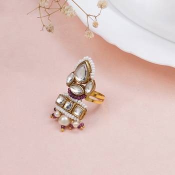 Divine kundan ring 3
