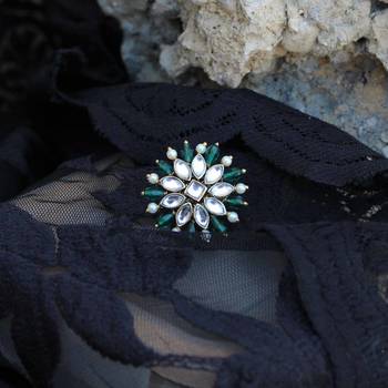 Pearl twirl pine ring 1