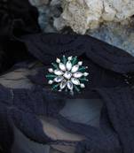 Pearl twirl pine ring