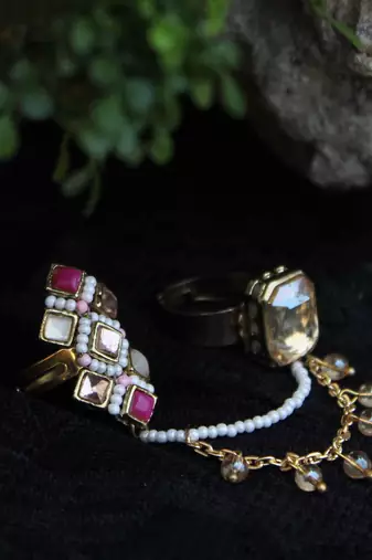 Champere cocktail ring
