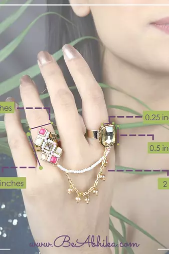 Champere cocktail ring