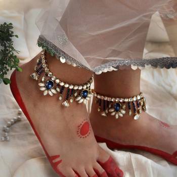 Blue hues anklet 3