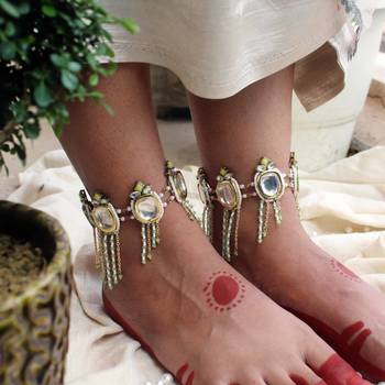 Minty winty anklet 1