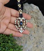 Blues hues maangtika