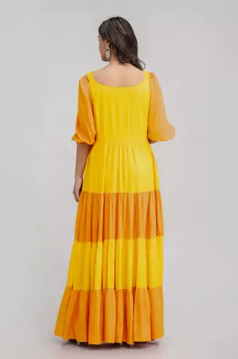 Jaipurite women's solid viscose rayon anarkali kurti in multicolor ( festive kurti, kurtis, long kurtis )