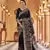 Elora soft silk floral butti pashmina  zari jacquard work designer saree (black)