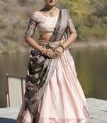 Fully Printed Pure Manipuri Silk Lehenga Choli With Blouse & Dupatta 