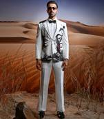 Samurai's shadow hand painted suit