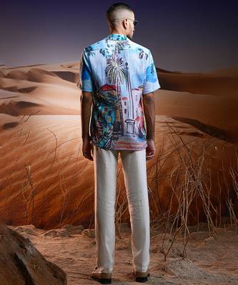 Riviera escapade linen cuban shirt 3